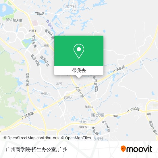 广州商学院-招生办公室地图