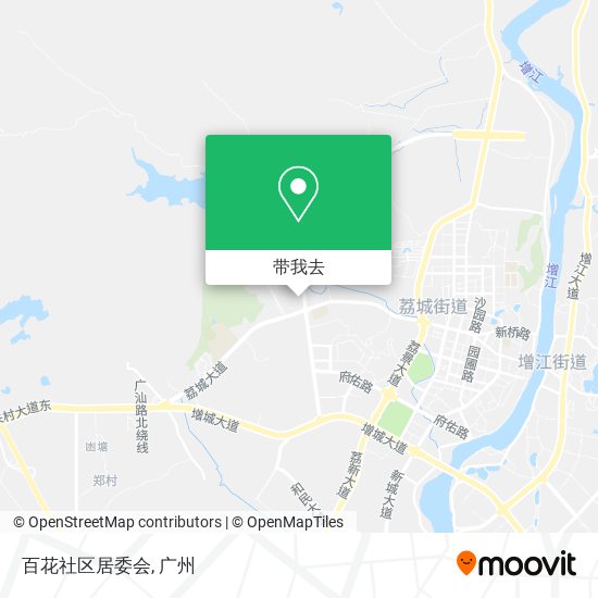 百花社区居委会地图