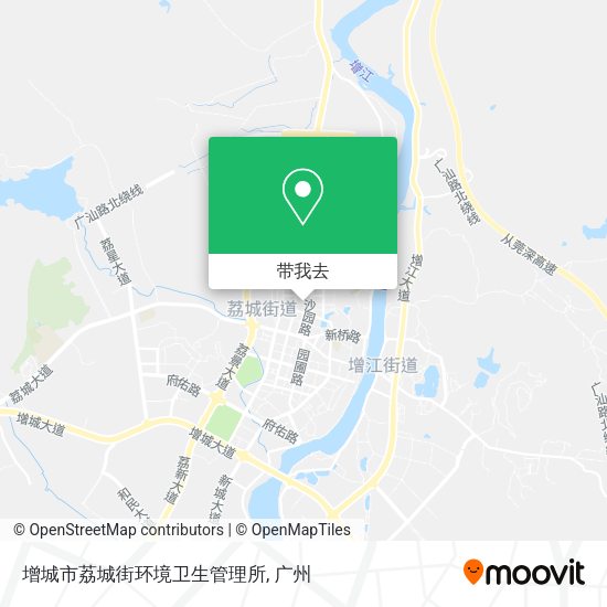 增城市荔城街环境卫生管理所地图