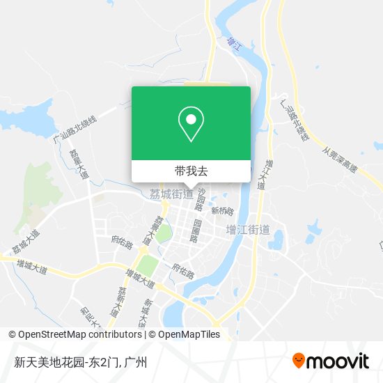 新天美地花园-东2门地图