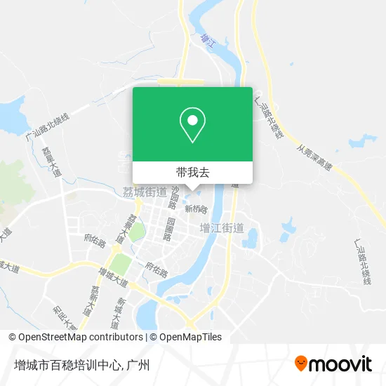 增城市百稳培训中心地图