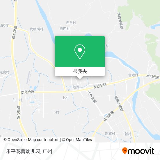 乐平花蕾幼儿园地图