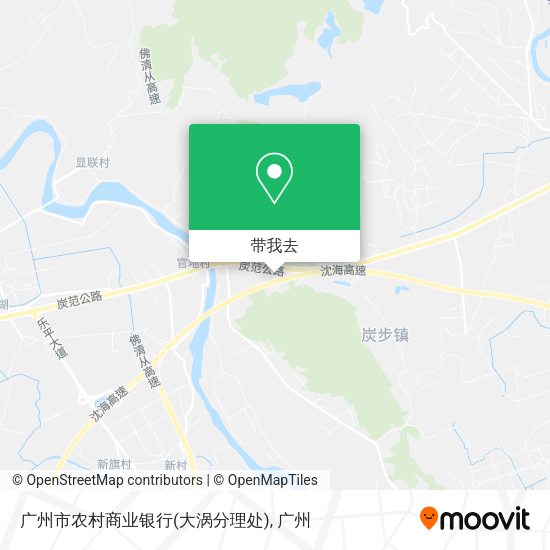 广州市农村商业银行(大涡分理处)地图