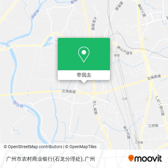 广州市农村商业银行(石龙分理处)地图
