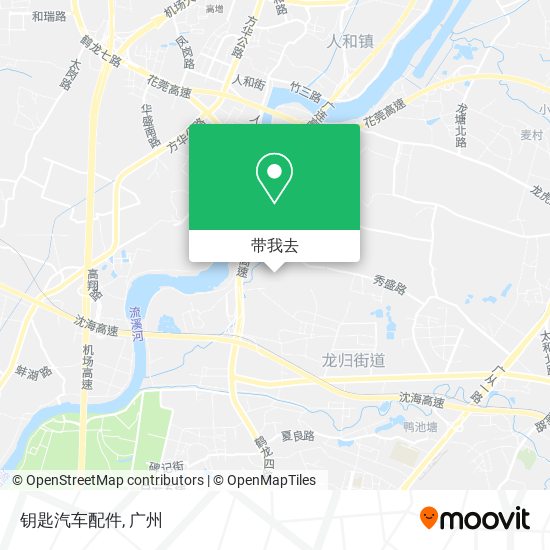 钥匙汽车配件地图