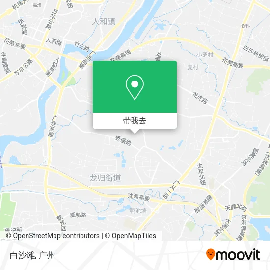 白沙滩地图