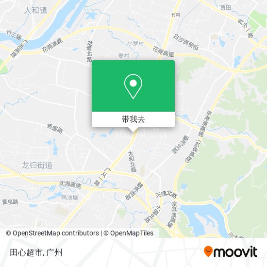 田心超市地图