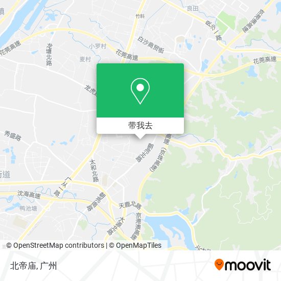北帝庙地图