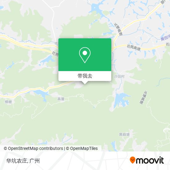 华坑农庄地图