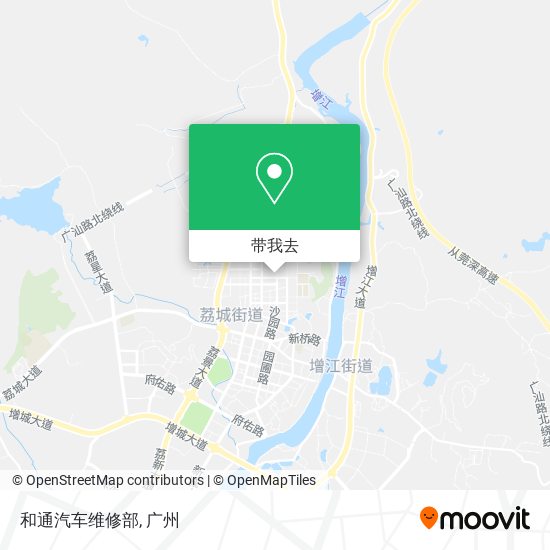 和通汽车维修部地图
