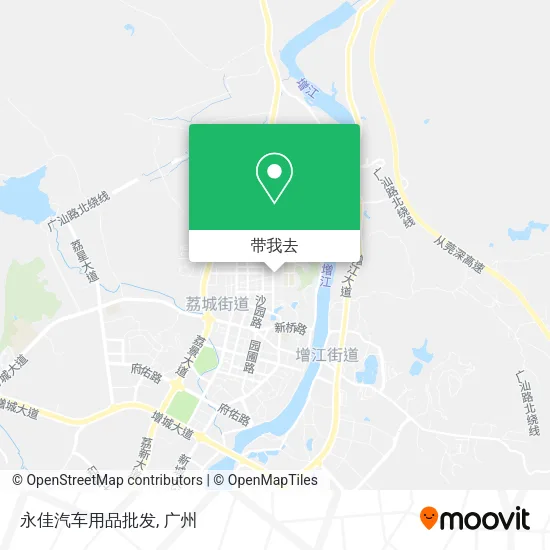 永佳汽车用品批发地图