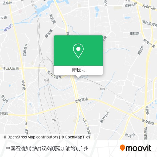 中国石油加油站(双岗顺延加油站)地图