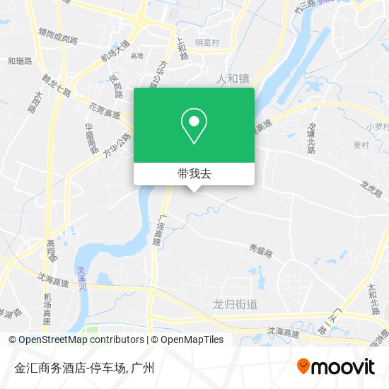 金汇商务酒店-停车场地图