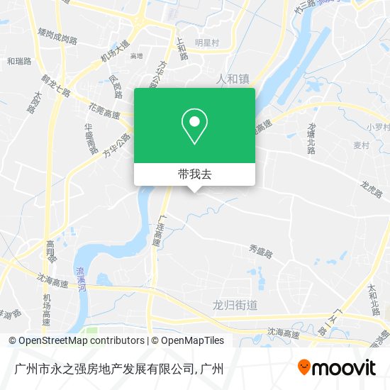 广州市永之强房地产发展有限公司地图