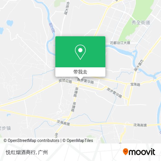 悦红烟酒商行地图
