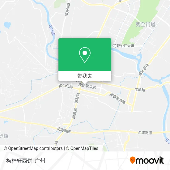 梅桂轩西饼地图