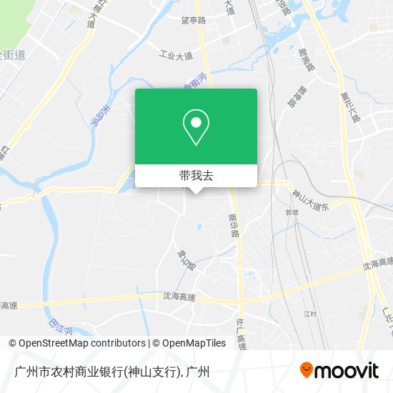 广州市农村商业银行(神山支行)地图