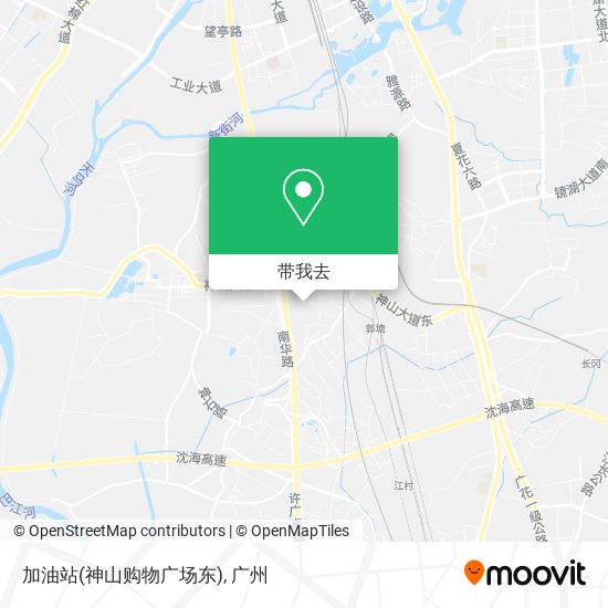 加油站(神山购物广场东)地图
