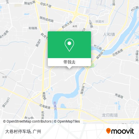 大巷村停车场地图