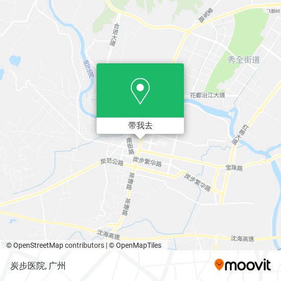 炭步医院地图