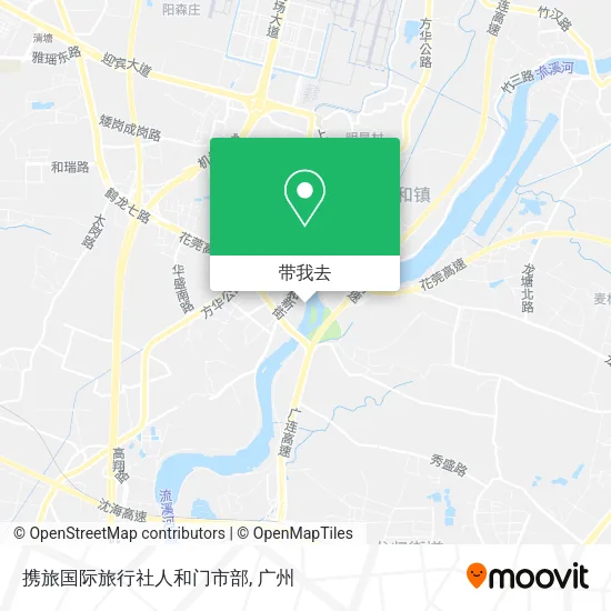 携旅国际旅行社人和门市部地图