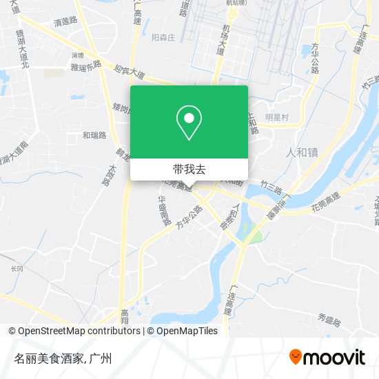 名丽美食酒家地图