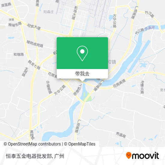 恒泰五金电器批发部地图