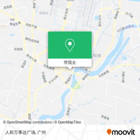 人和万事达广场地图