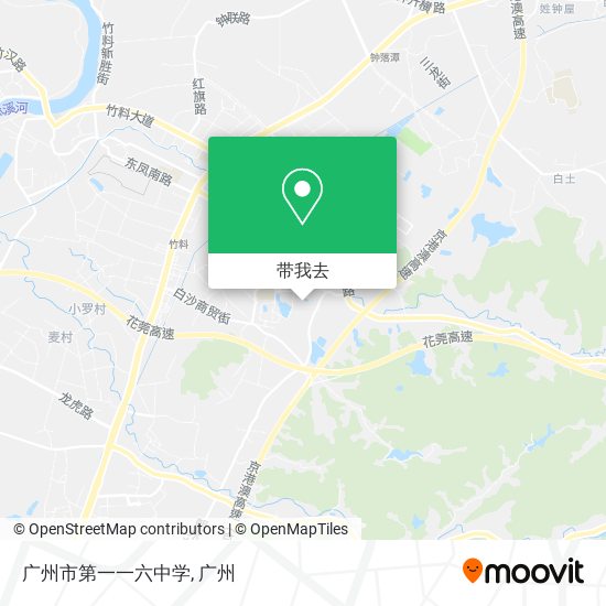 广州市第一一六中学地图