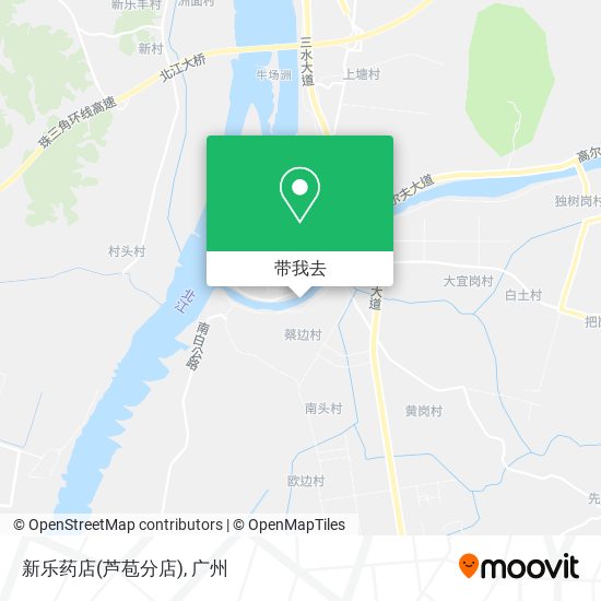 新乐药店(芦苞分店)地图