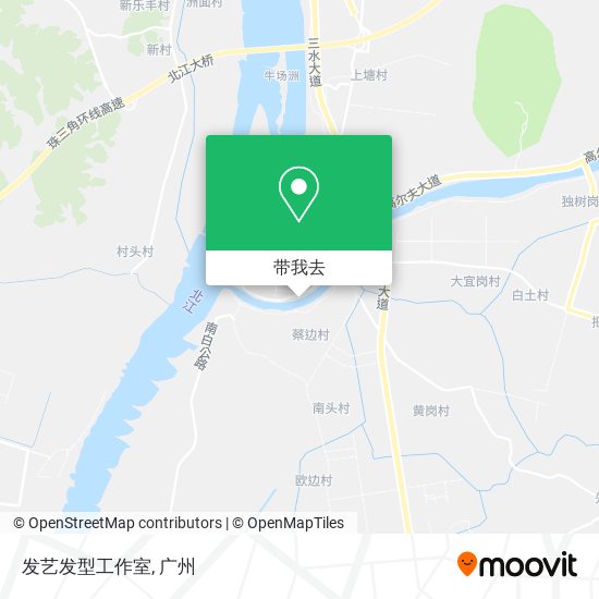 发艺发型工作室地图