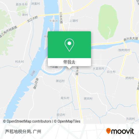 芦苞地税分局地图