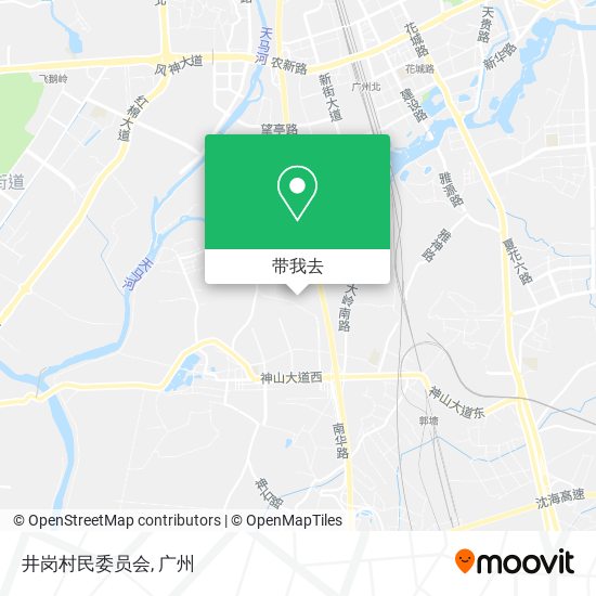 井岗村民委员会地图