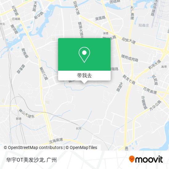 华宇OT美发沙龙地图