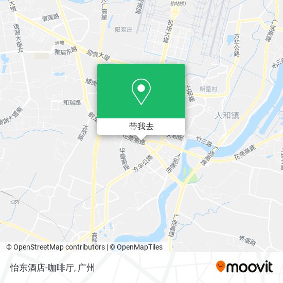 怡东酒店-咖啡厅地图