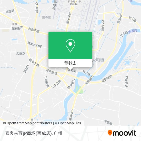 喜客来百货商场(西成店)地图