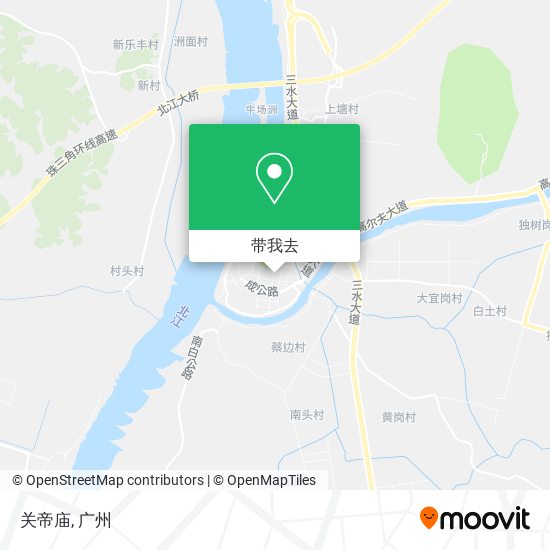关帝庙地图