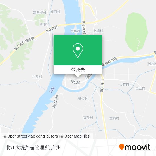 北江大堤芦苞管理所地图