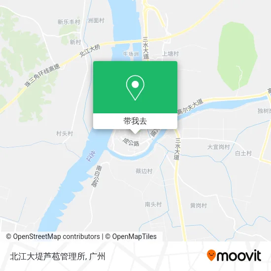 北江大堤芦苞管理所地图