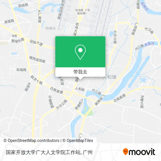 国家开放大学广大人文学院工作站地图
