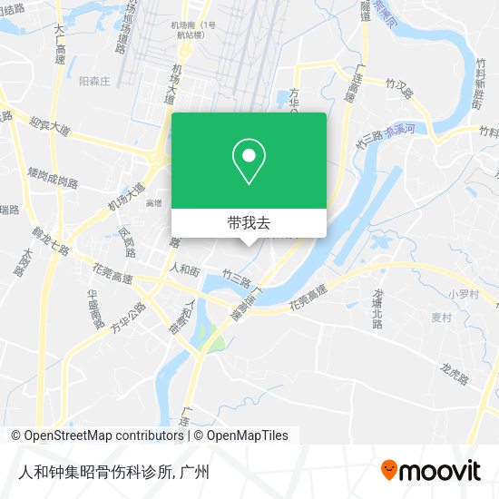 人和钟集昭骨伤科诊所地图