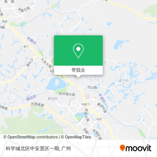 科学城北区中安置区一期地图