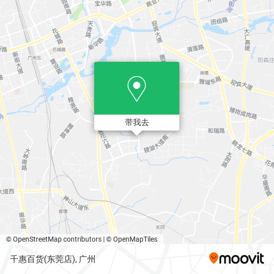千惠百货(东莞店)地图