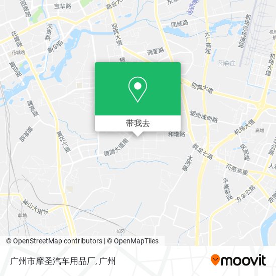 广州市摩圣汽车用品厂地图