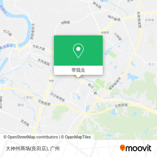 大神州商场(良田店)地图