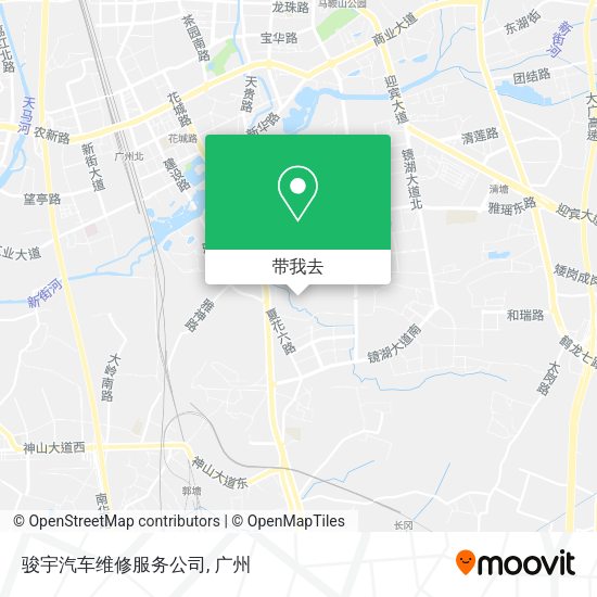 骏宇汽车维修服务公司地图