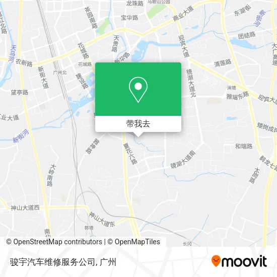 骏宇汽车维修服务公司地图