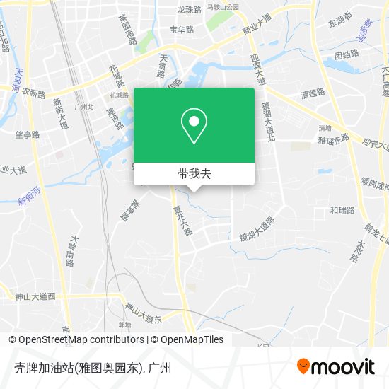 壳牌加油站(雅图奥园东)地图