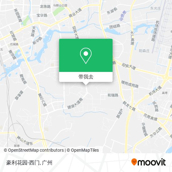 豪利花园-西门地图