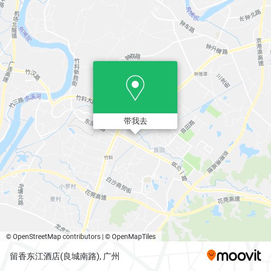 留香东江酒店(良城南路)地图
